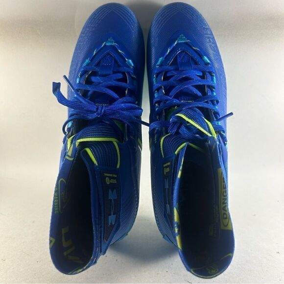 NEW Under Armour Highlight MC Men’s Football Cleats Blue Size 12 3023716-405 - Picture 5 of 9